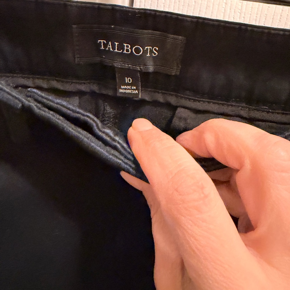 Talbots Elegant Black Trousers